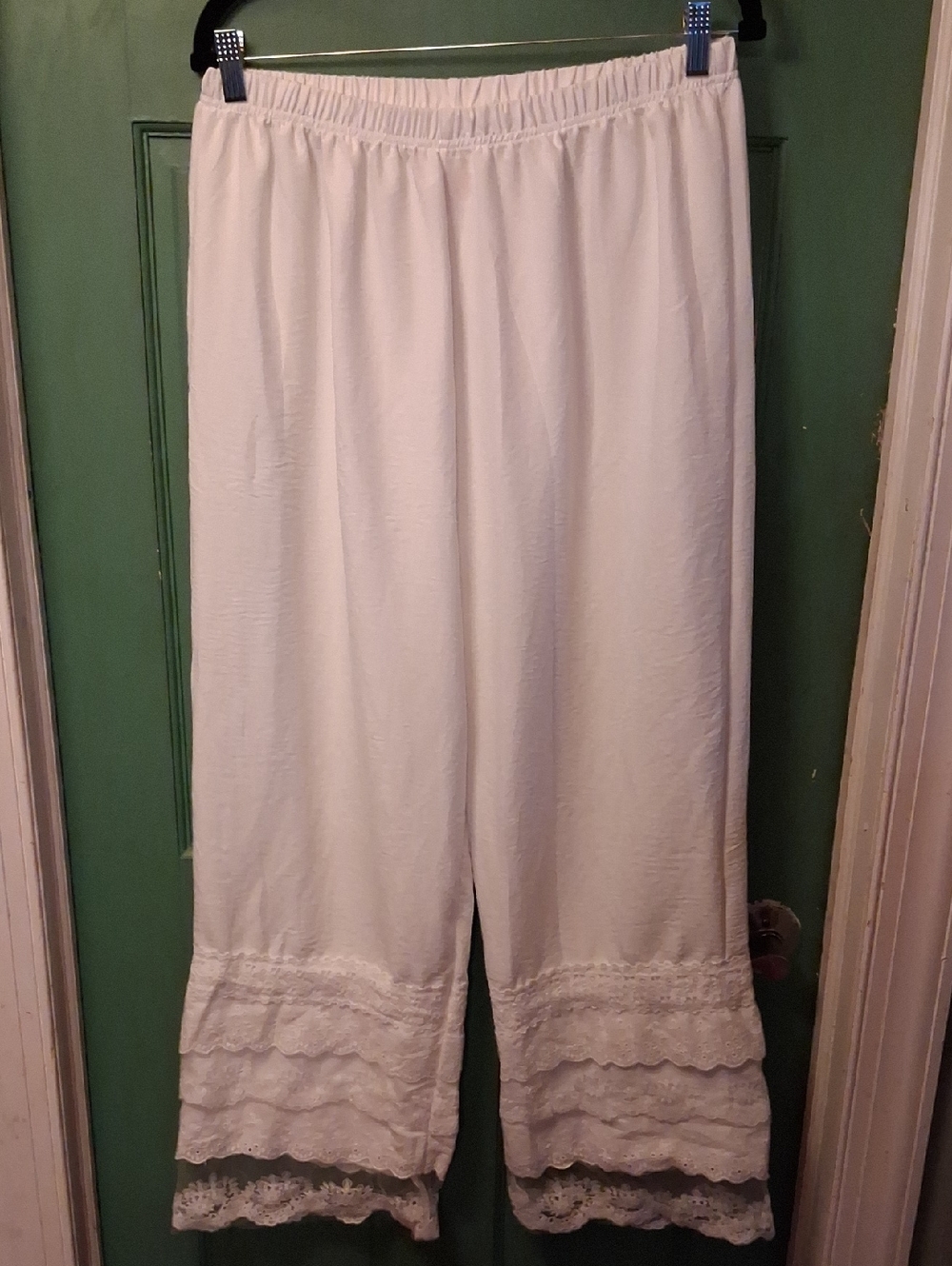 White Lace Trim Pantaloons